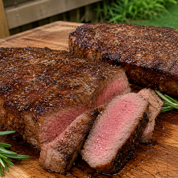 Juicy Grilled Ribeye with Herb Butter