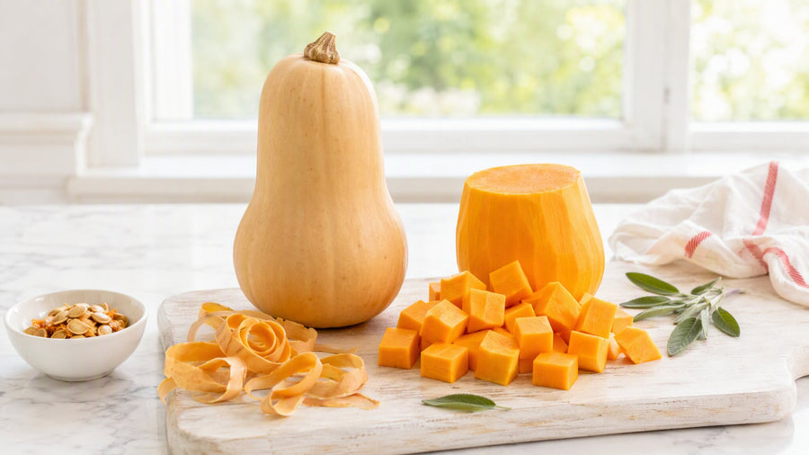 How to Peel and Cut Butternut Squash Easily