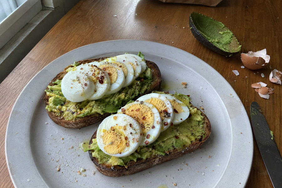 Sliced Egg & Avocado Toast