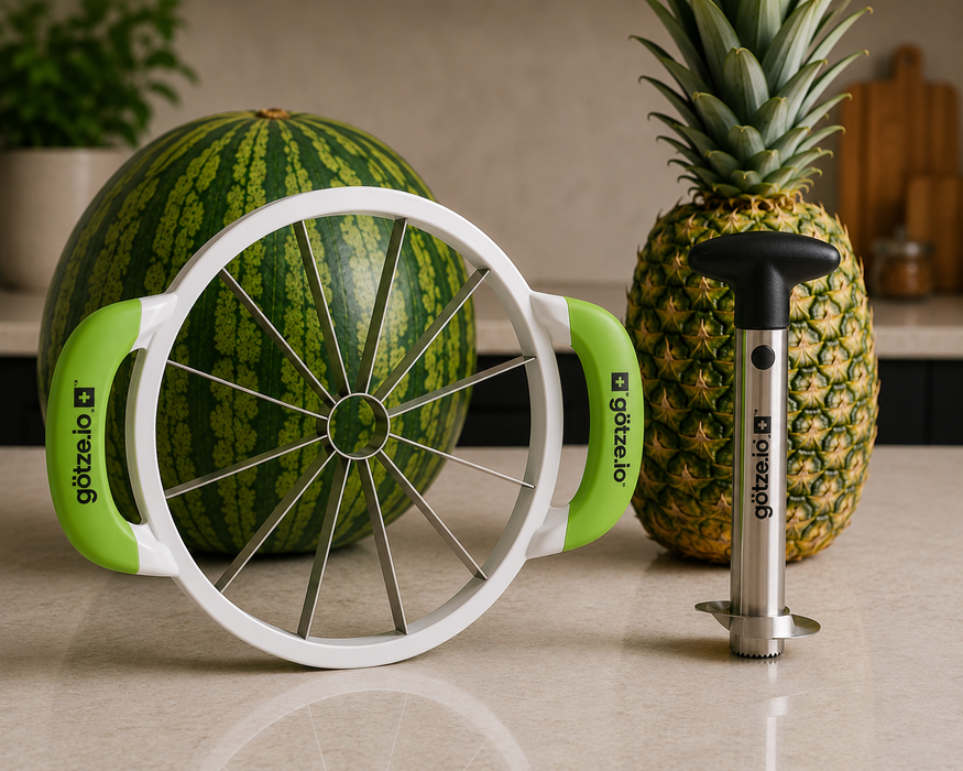 Götze Signature Fruit Bundle – Mr. Watermelon & Mrs. Pineapple(lifetime warranty)