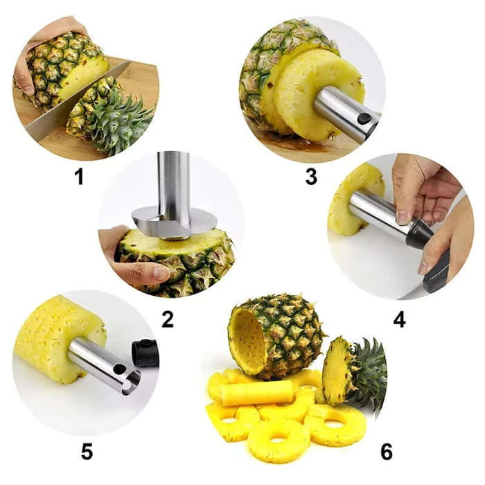 Götze Fruit Peeler Bundle Mrs. Pineapple fruit peeler