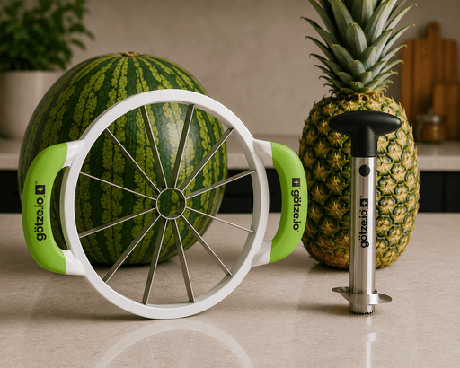 Götze Fruit Peeler Bundle Mr. Watermelon fruit slicer
