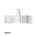 Götze manual food chopper beater attachment with white mixing paddles designed for beating, mixing, and blending ingredients.