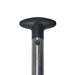 Close-up of the Götze stainless steel pineapple corer and slicer featuring a black ergonomic T-shaped handle and release button.