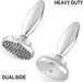 Götze Reversible Dual-Sided Meat Tenderizer & Pounder with pointed spikes on one side and a flat pounding surface on the other.