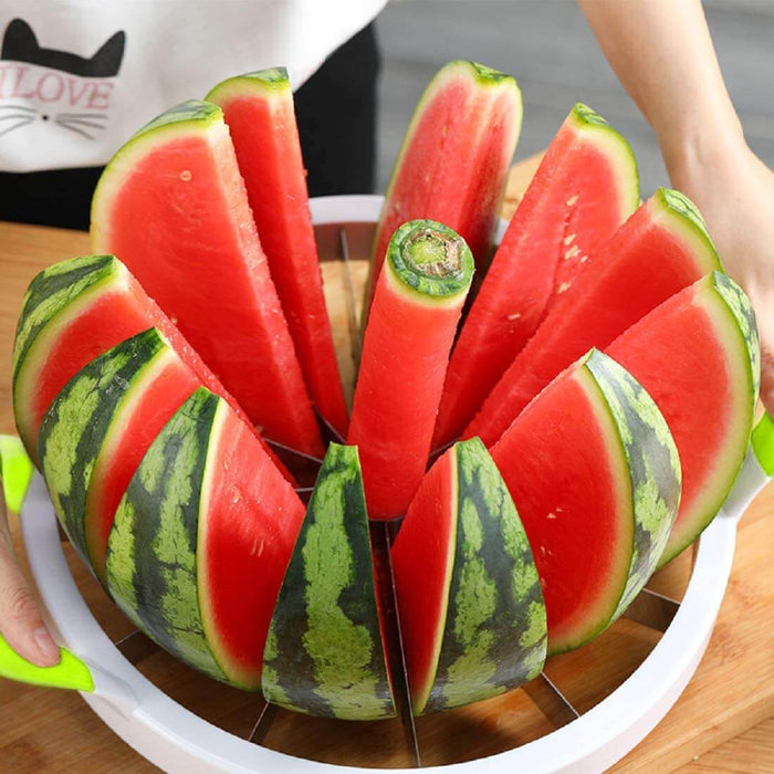 Götze Watermelon Slicer with Silicone Handle Mr. Watermelon fruit slicer