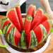 Götze Watermelon Slicer with Silicone Handle Mr. Watermelon fruit slicer